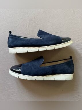 Paul Green Daniella Suede Cap Toe Loafers